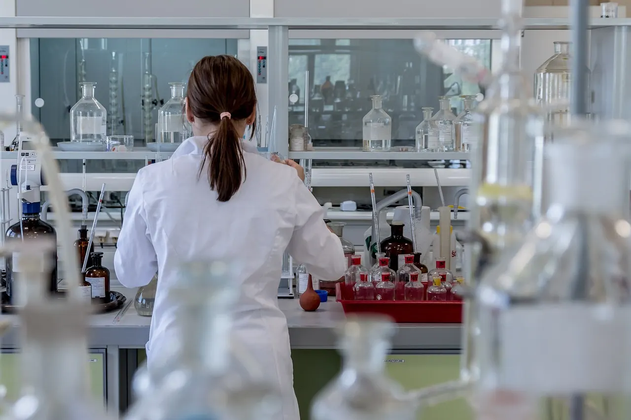 Stock photo: scientist laboratory paperwork
