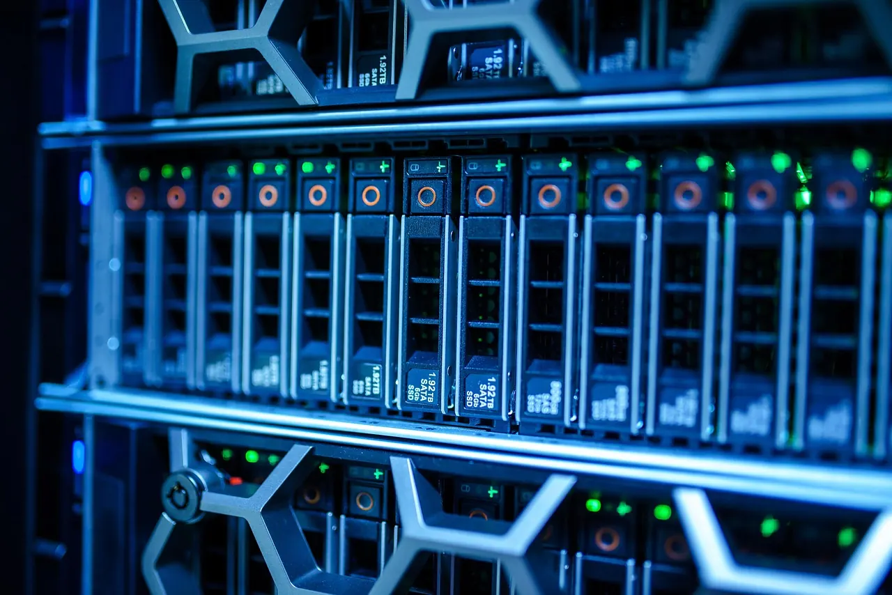 Stock photo: server room data center