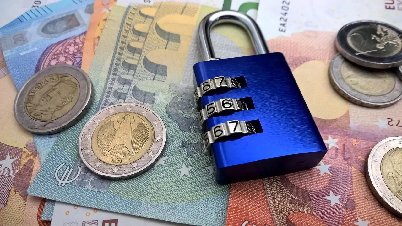 Stock photo: coins and banknotes