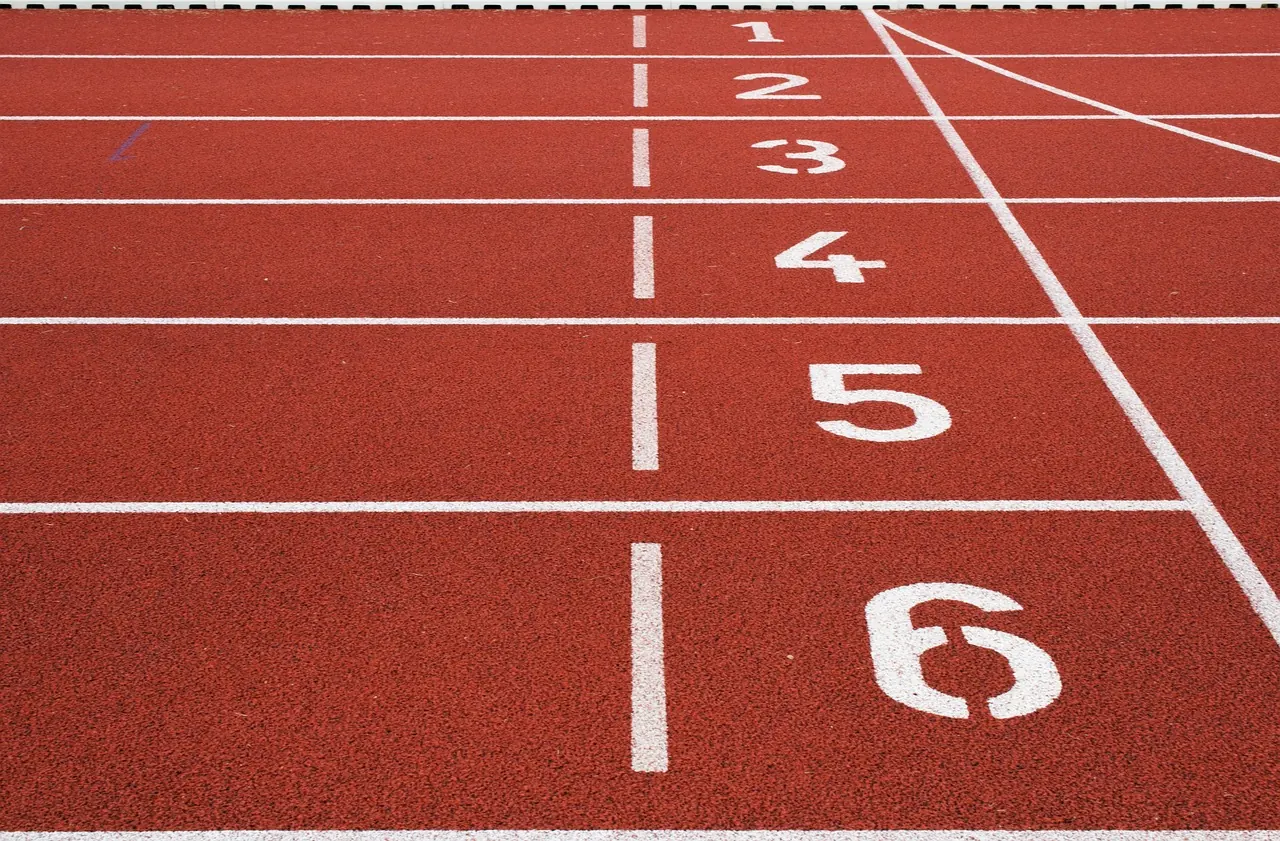 Stock photo: running track