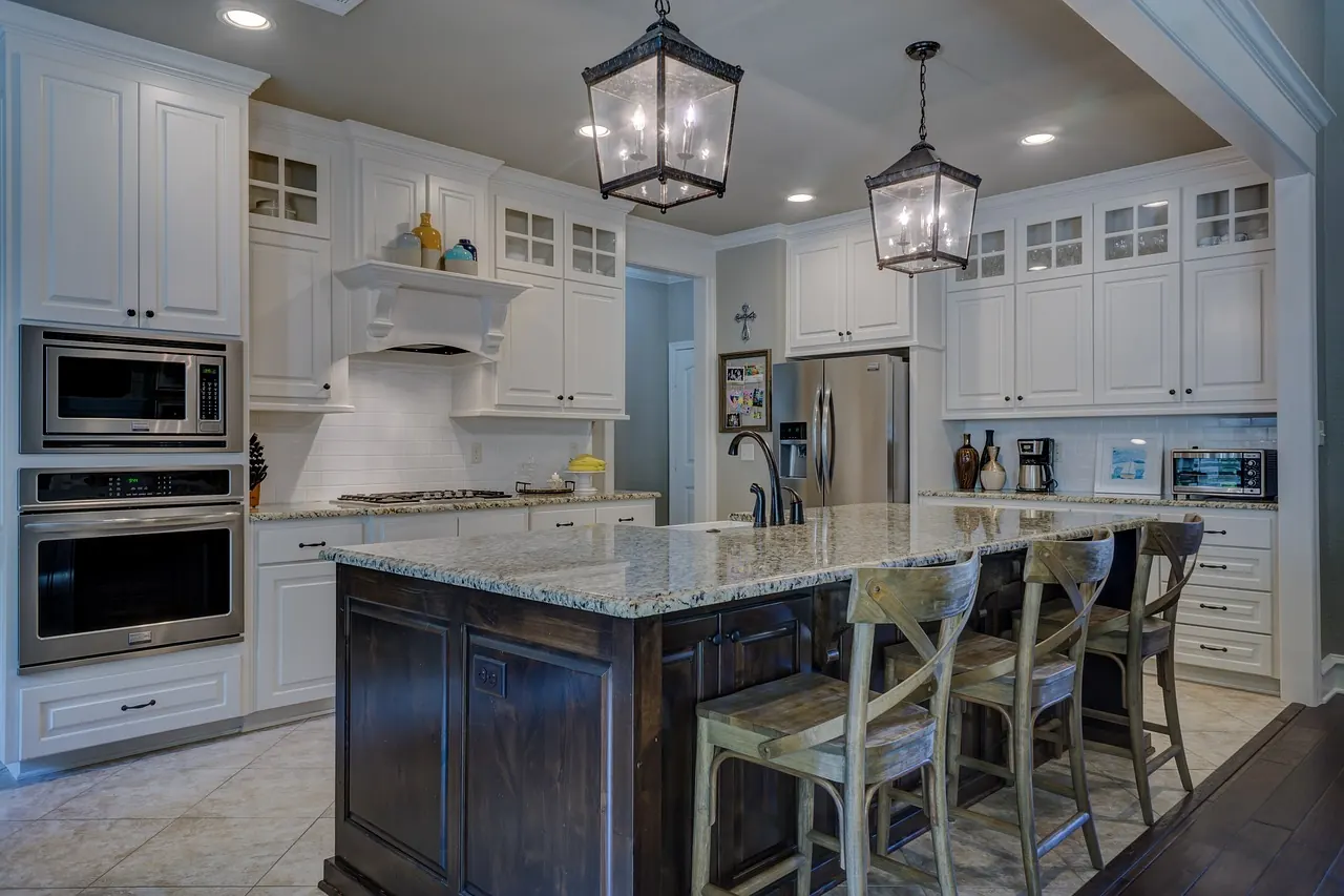 Stock photo: modern kitchen appliances on a counter