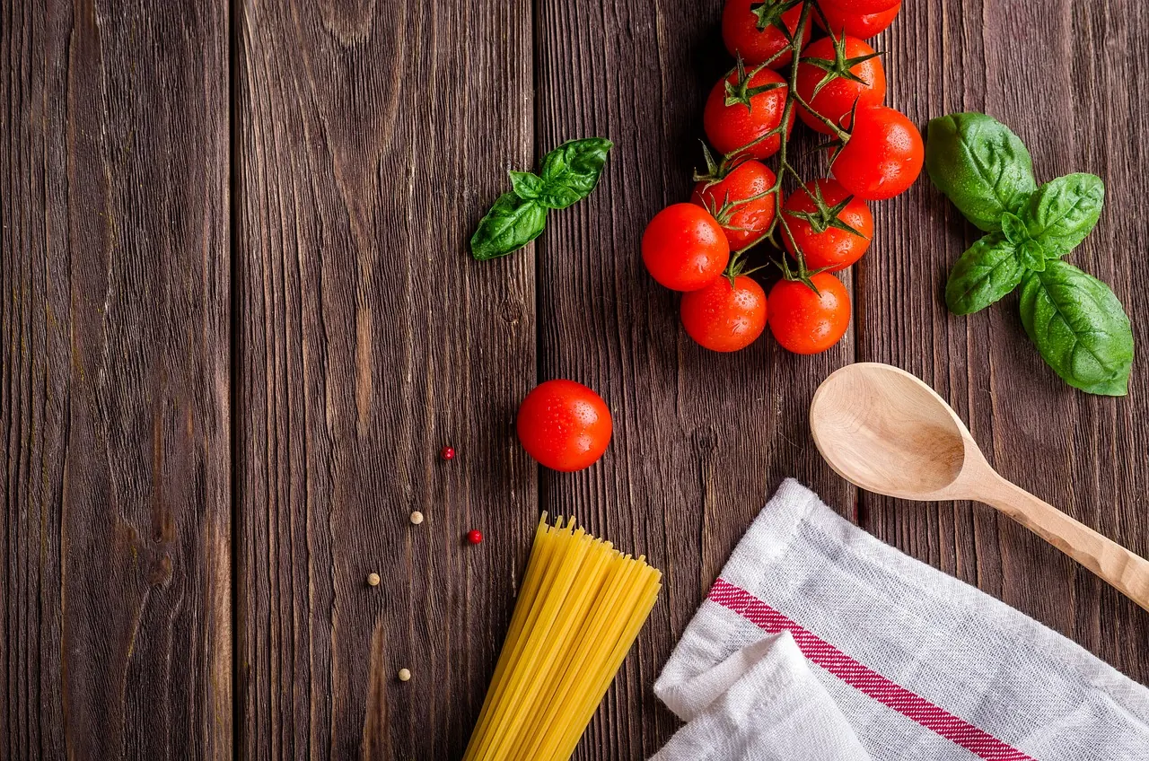 Stock photo: metal spoons scattered on kitchen table